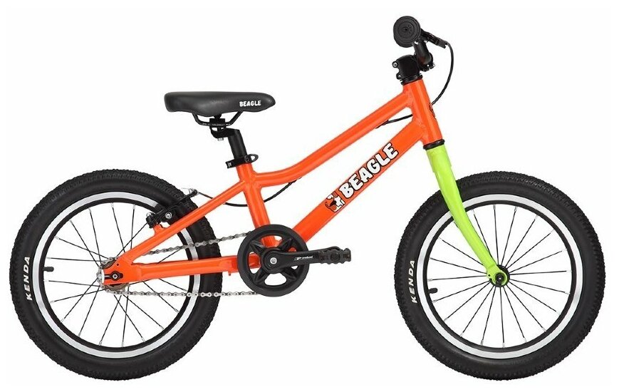 Велосипед Beagle 116X оранжевый/зеленый