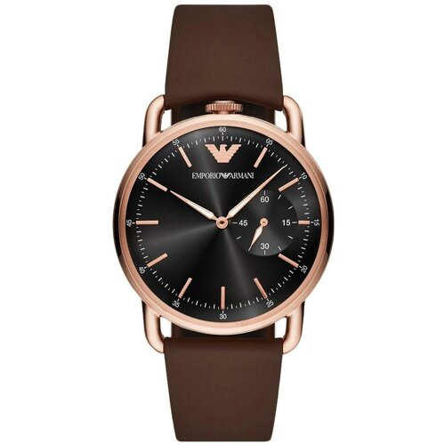 Наручные часы EMPORIO ARMANI Aviator AR11337, коричневый, розовый наручные часы emporio armani ar11337