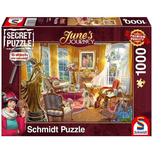 Пазл Schmidt 1000 деталей: Вояж. Гостиная (Secret Puzzle) пазл schmidt 1000 деталей вояж спальня secret puzzle