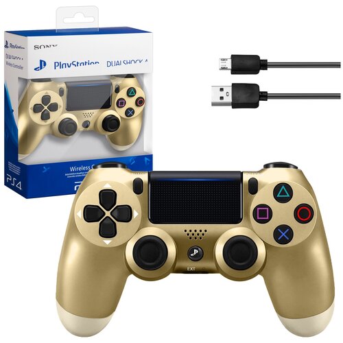 модуль для подключения геймпада dualshock 4 к приставкам и пк дополнительные кнопки ipega pg p4013 ps3 ps4 pc switch android ios Беспроводной Bluetooth джойстик для PS4 контроллер подходит для Playstation 4 золотистый