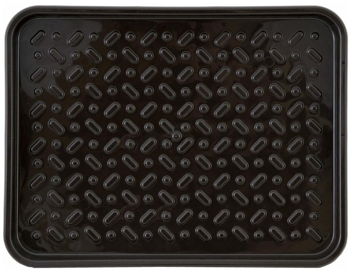Лоток для обуви 48x37 см полипропилен цвет тёмно-коричневый
