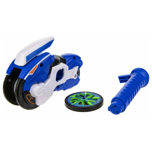 фото Spin racer «ночной форсаж»пусковой механизм с диском, 12 см синий hot wheels
