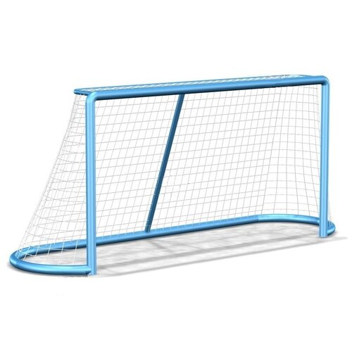 фото Сетка для хоккейных ворот 1 шт, размер 1,85х1,25 м, толщина нити 6,0 мм (веревка в комплекте) спортпик