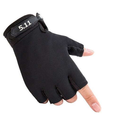 фото Тактические перчатки без пальцев 5.11 цвет: черный, xxl tactica 7.62