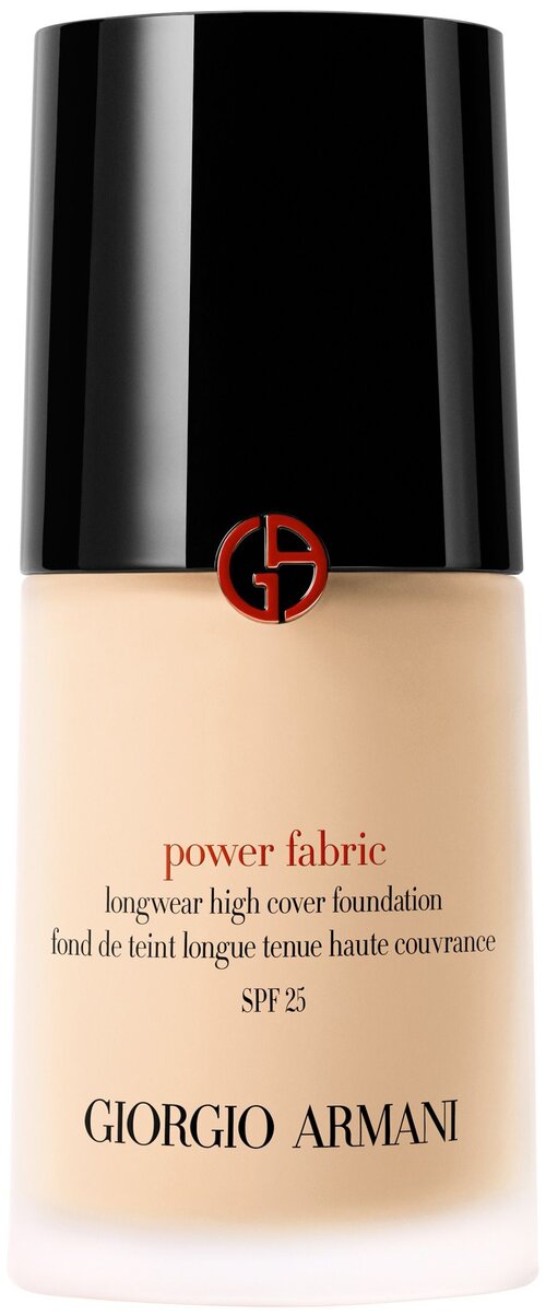 ARMANI Тональный крем Power Fabric Foundation, SPF 25, 30 мл/33 г, оттенок: 2 fair golden