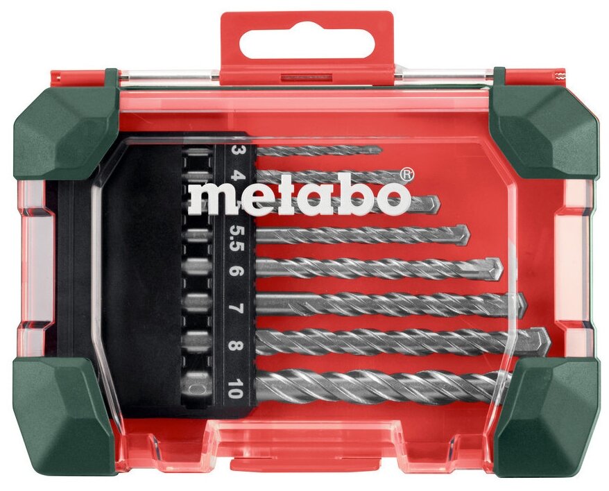 Набор сверл Metabo 626706000, 8 шт. 3 мм - фотография № 1