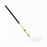 Клюшка для флорбола RealStick Player, арт. MR-KF-Pl95, 95 см, прямой крюк, композит, черный-салатовый