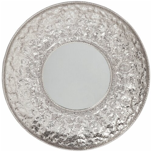 фото Kare зеркало cosmos, коллекция "космос" 110*110*8, зеркальное стекло, алюминий, серебряный