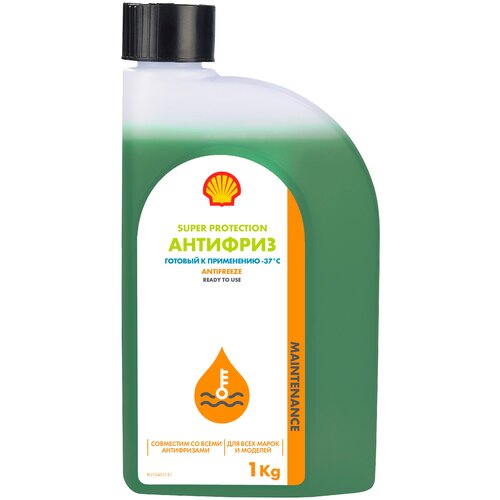 SHELL Антифриз зеленый G11 (1кг) Super protection (SHELL)