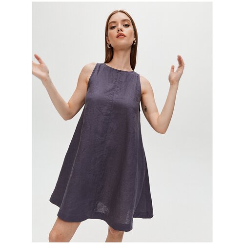 фото Платье а-силуэта льняное veer atelier