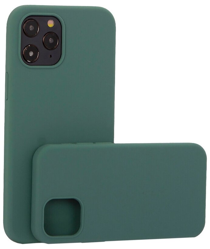 Накладка силиконовая MItrifON для iPhone 14 Plus (6.7") без логотипа Pine Green Бриллиантово-зеленый №58