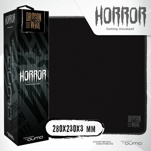 Игровой коврик для мыши Qumo Horror , 280*230*3 мм