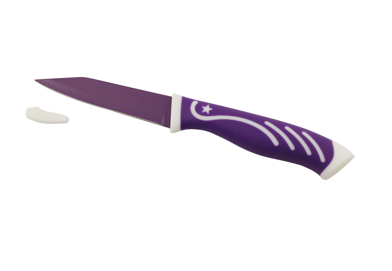 Нож для овощей длина лезвия 85см (фиолетовый)