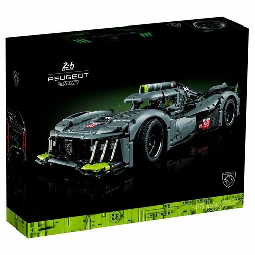 Конструктор Technic Техник Гибридный гиперкар Peugeot 9x8