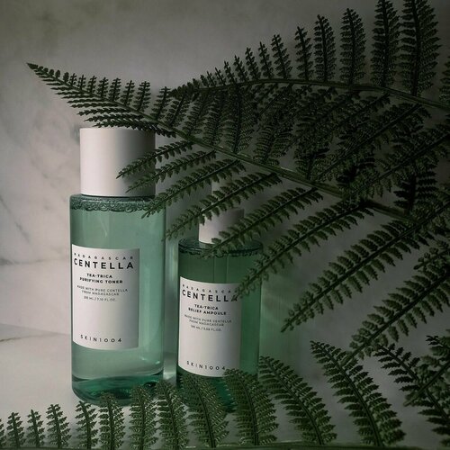 SKIN1004 Набор Tea-Trica Relief Ampoule и Tea-Trica Purifying Toner 100мл и 210мл