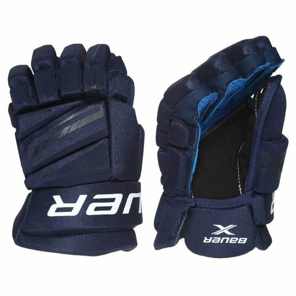 Перчатки хоккейные BAUER X S21 INT 1058649 (13 / темно-синий)