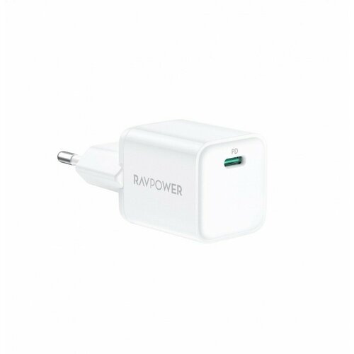 Сетевое зарядное устройство RAVPower PD Pioneer 20W, цвет Белый (RP-PC167W)