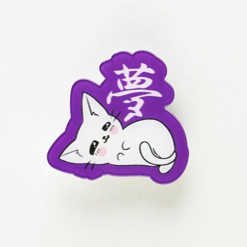 Заколка для волос Котик аниме 37 х 35 х 1 см 461₽