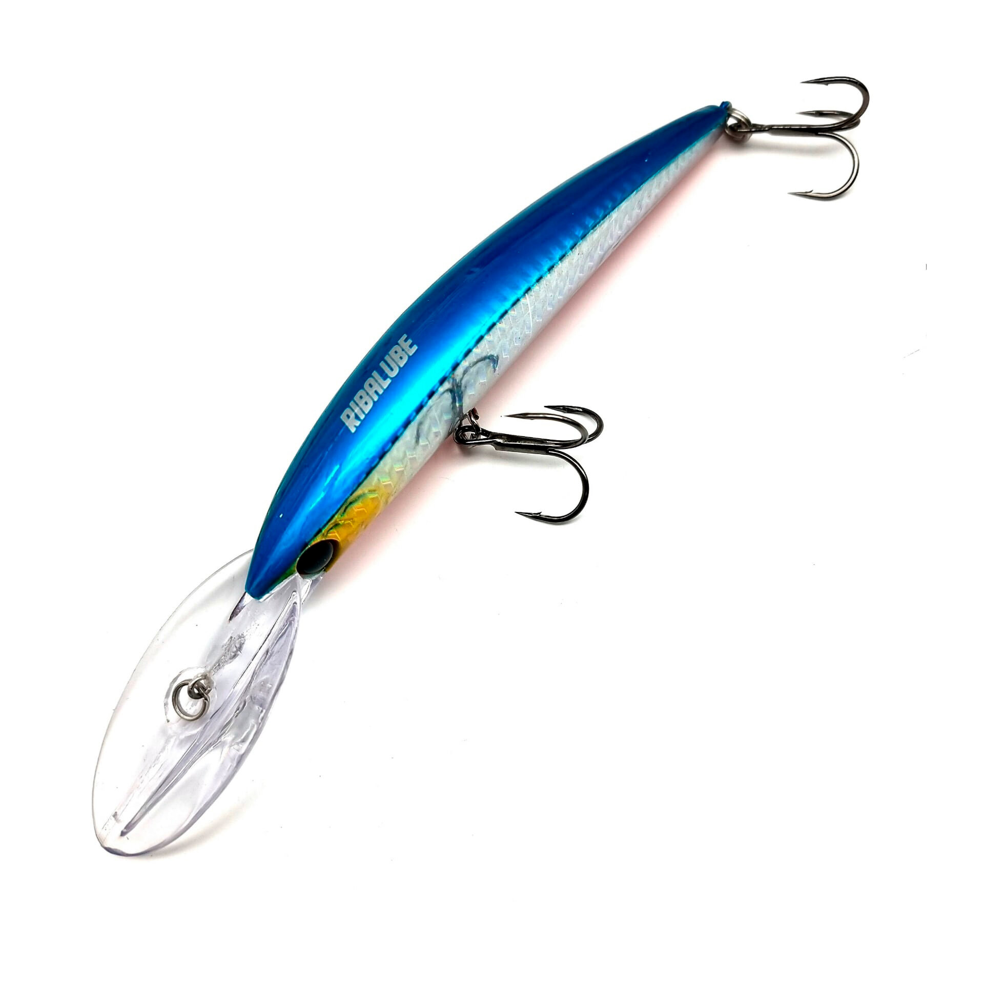 Воблер Ribalube Crystal Minnow 130мм/20гр/5-6,0м/#052 Воблер для троллинга/Приманка на щуку окунь судак/Приманка для спиннинга