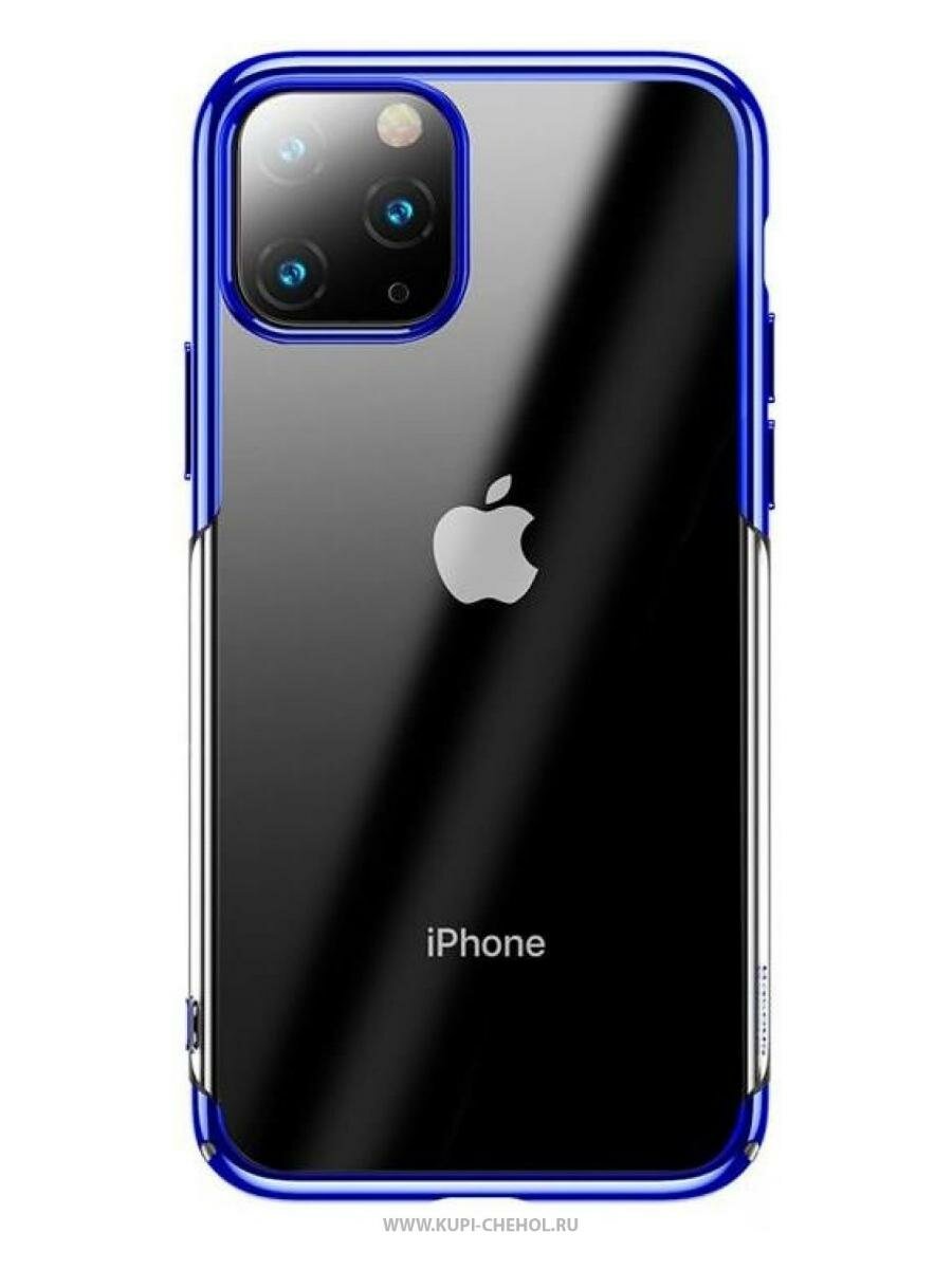 Чехол-накладка Baseus (WIAPIPH65S-DW03) для iPhone 11 Pro Max (Blue) - фото №3