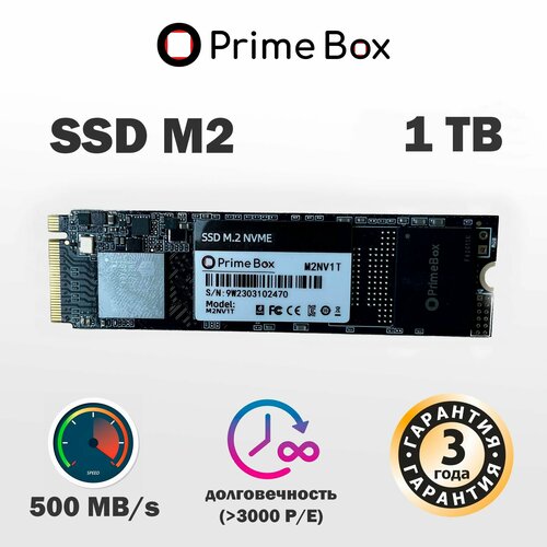 1 ТБ Внутренний SSD-диск Prime Box M.2