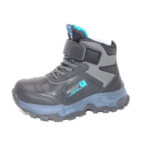 фото Ботинки, размер 28, черный, синий нет