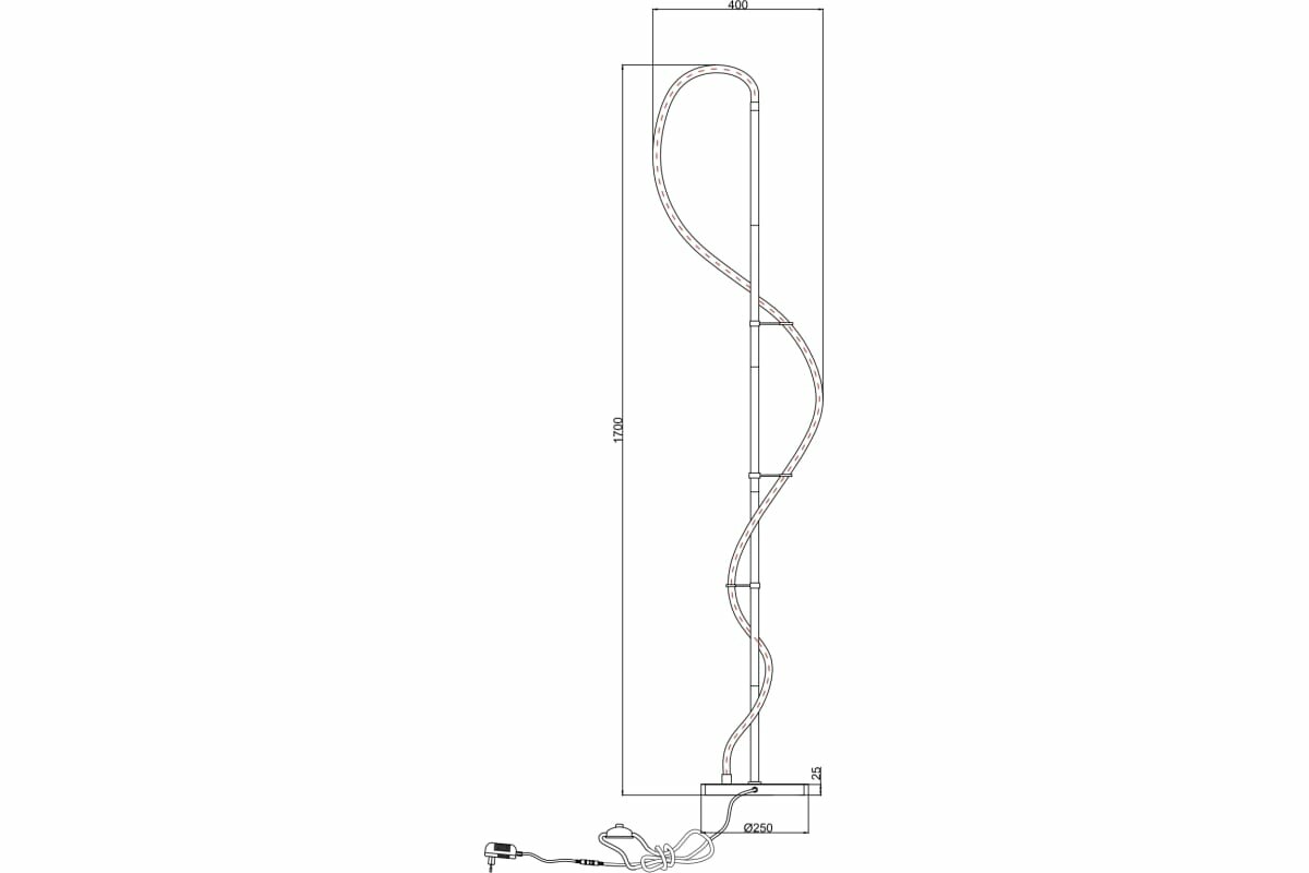 Торшер Arte Lamp KLIMT A2850PN-35PB - фото №8