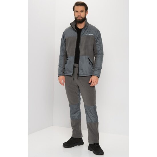 Костюм Huntsman Пикник-Люкс, тк. Polar Fleece/Taslan, серый, 52-54/182