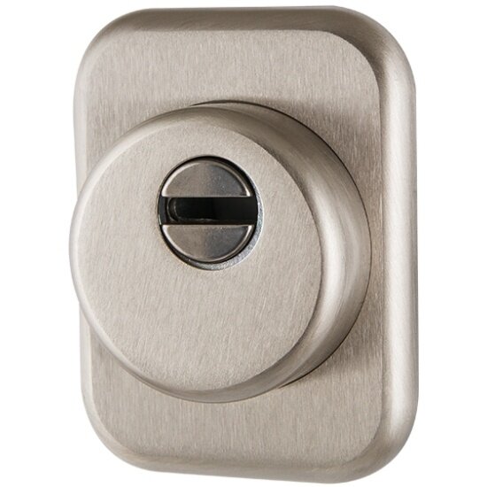 Броненакладка на цилиндр Armadillo ET/ATC-Protector 1-25(SQ) SN-3 Мат. никель