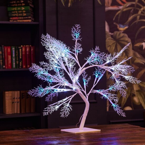 Светодиодное дерево Uniel ULD-T3550-054-SWA WHITE-BLUE IP20 FROST 