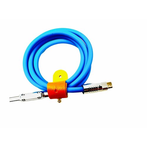 защита кабеля usb кабель спиральный рандомный кабель для наушников кабель для мыши ремешок для задней части органайзер для кабеля Усиленный мощный кабель USB - Micro USB для мобильных телефонов для планшетов голубой