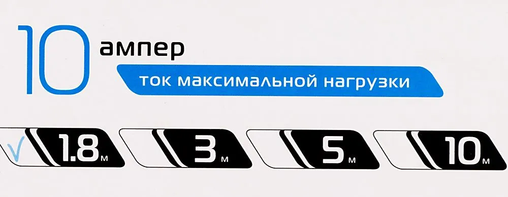 Сетевой фильтр BURO 500SH-1.8-W 5 розеток 1.8 м белый - фото №20