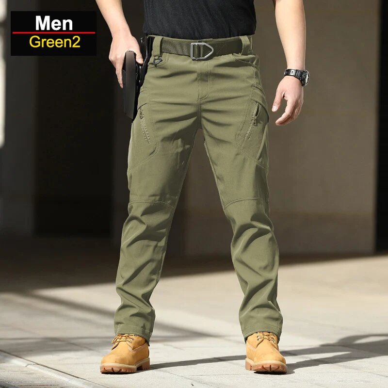 CHRLCK мужские тактические брюки водонепроницаемые, IX9-Green, XL(Suit 85-95kg), Мужской