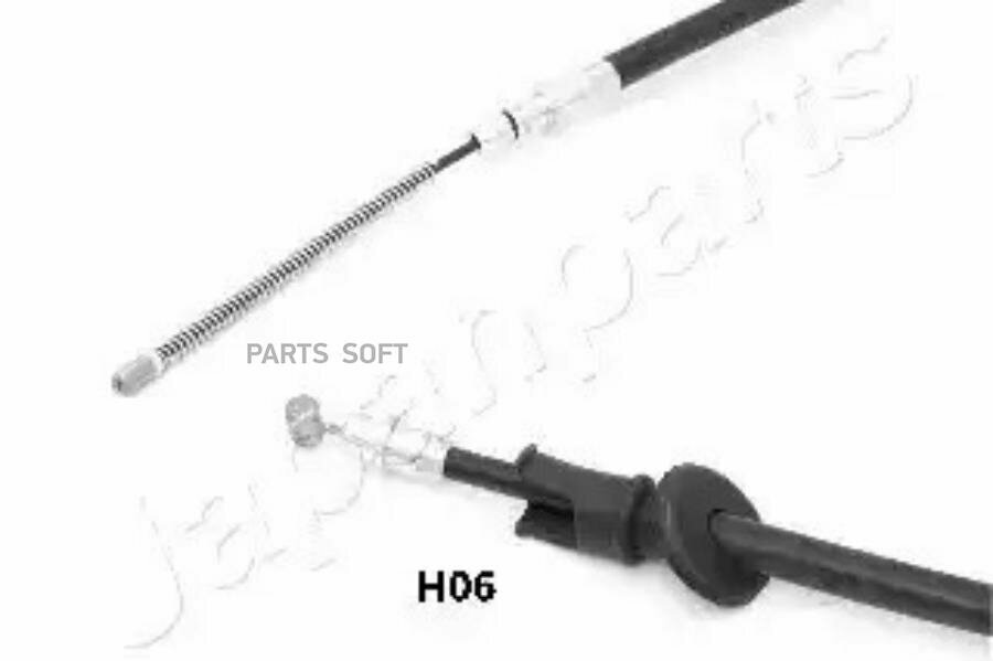 JAPANPARTS BC-H06 Трос ручного тормоза HYUNDAI ACCENT 00-05 1493мм зад.ев.