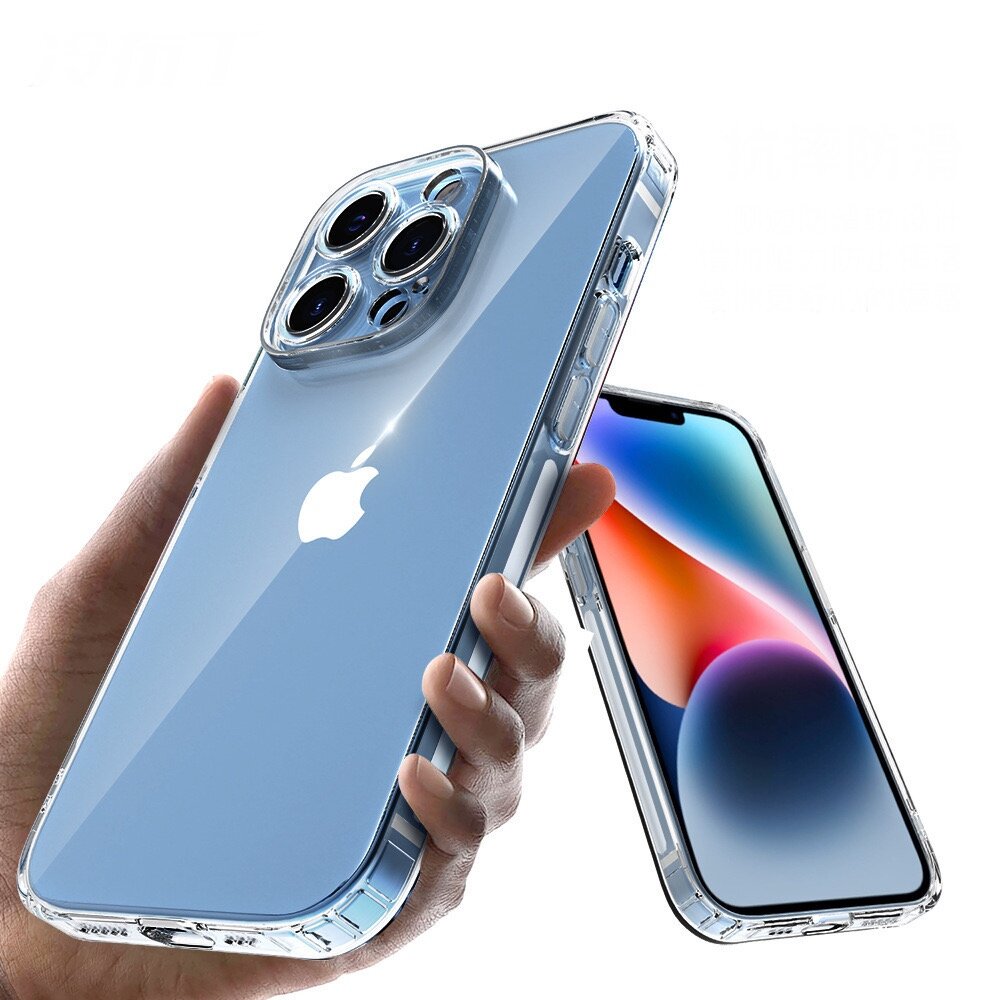 Чехол для Apple iPhone 16 Pro (Эпл Айфон 16 Про) с защитой камеры, прозрачный — фото 1