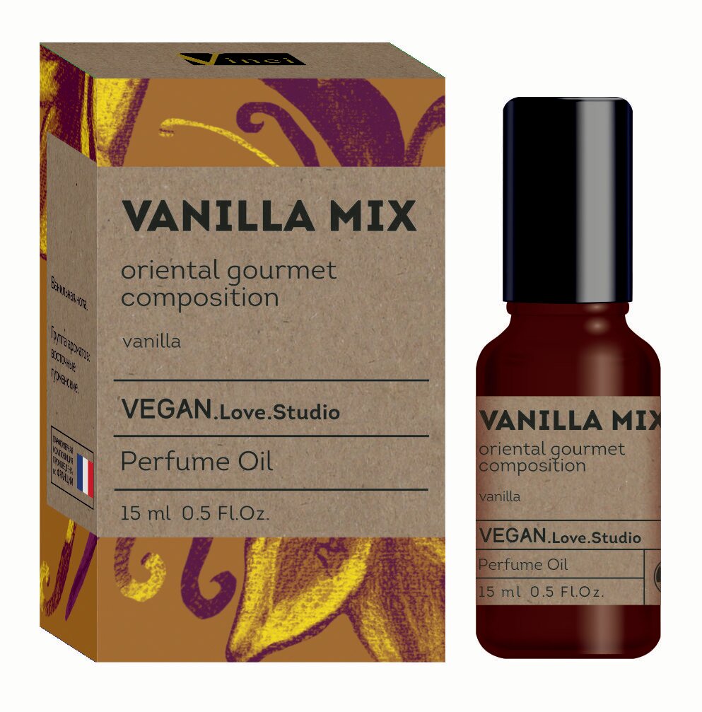 Delta parfum Масло парфюмерное женское Vegan Love Studio Vanilla Mix, 15мл
