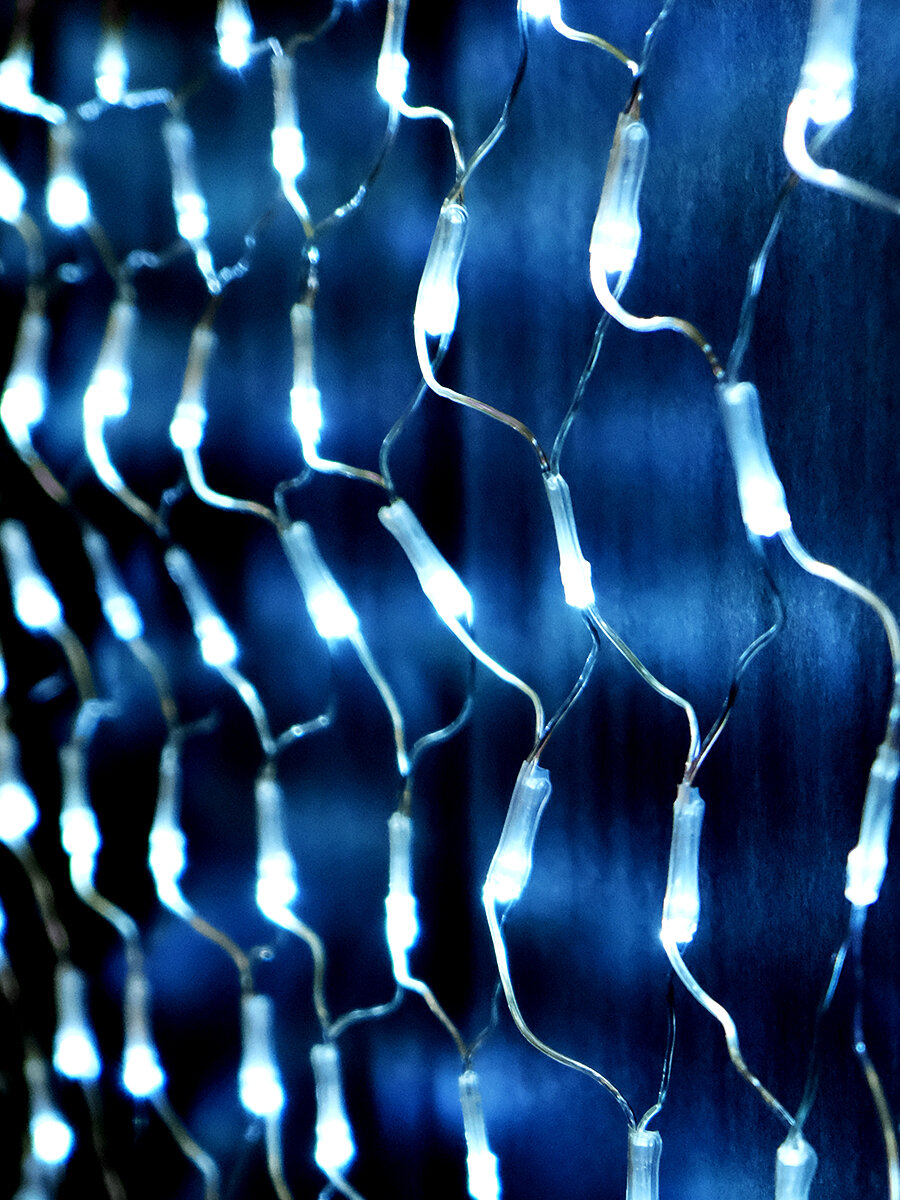 Электрогирлянда Сетка интерьерная / уличная 144 лампы 1х1.5м — фото 1