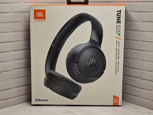 Изображение товара Беспроводные наушники JBL Tune 520BT, USB Type-C, черный