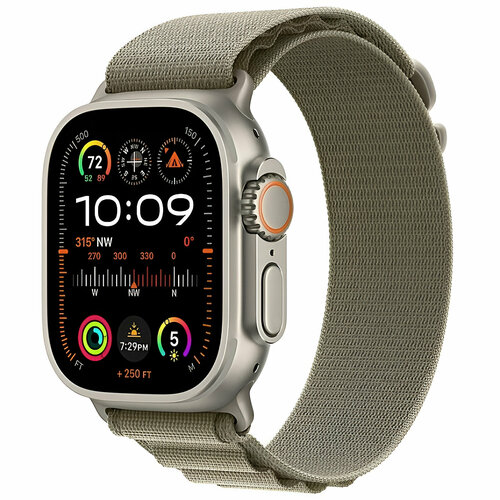 Умные часы Apple Watch Ultra 2 2024 49mm Natural Titanium Case Tan Alpine Loop 95356₽