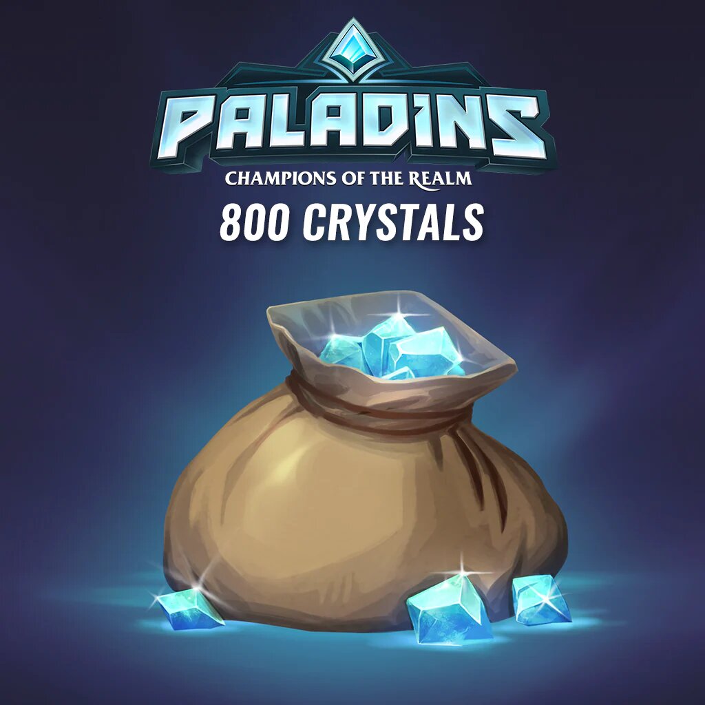 Виртуальная валюта 800 кристаллов Paladins, для PlayStation, Турция