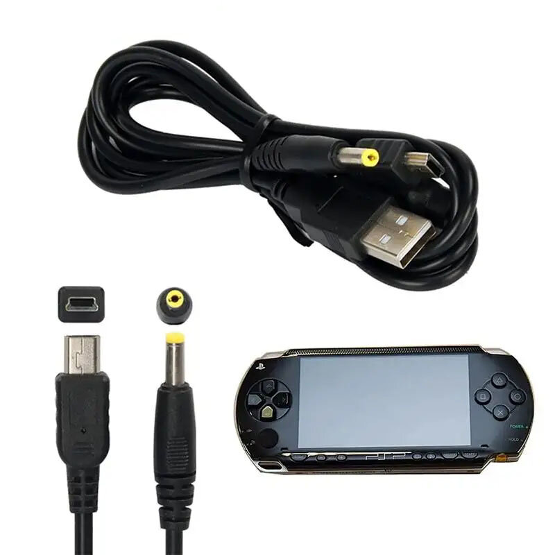 1 шт. 2 в 1 USB 2.0 кабель для передачи данных зарядное устройство для PSP 1000 2000 3000 Playstation портативный игровой аксессуар