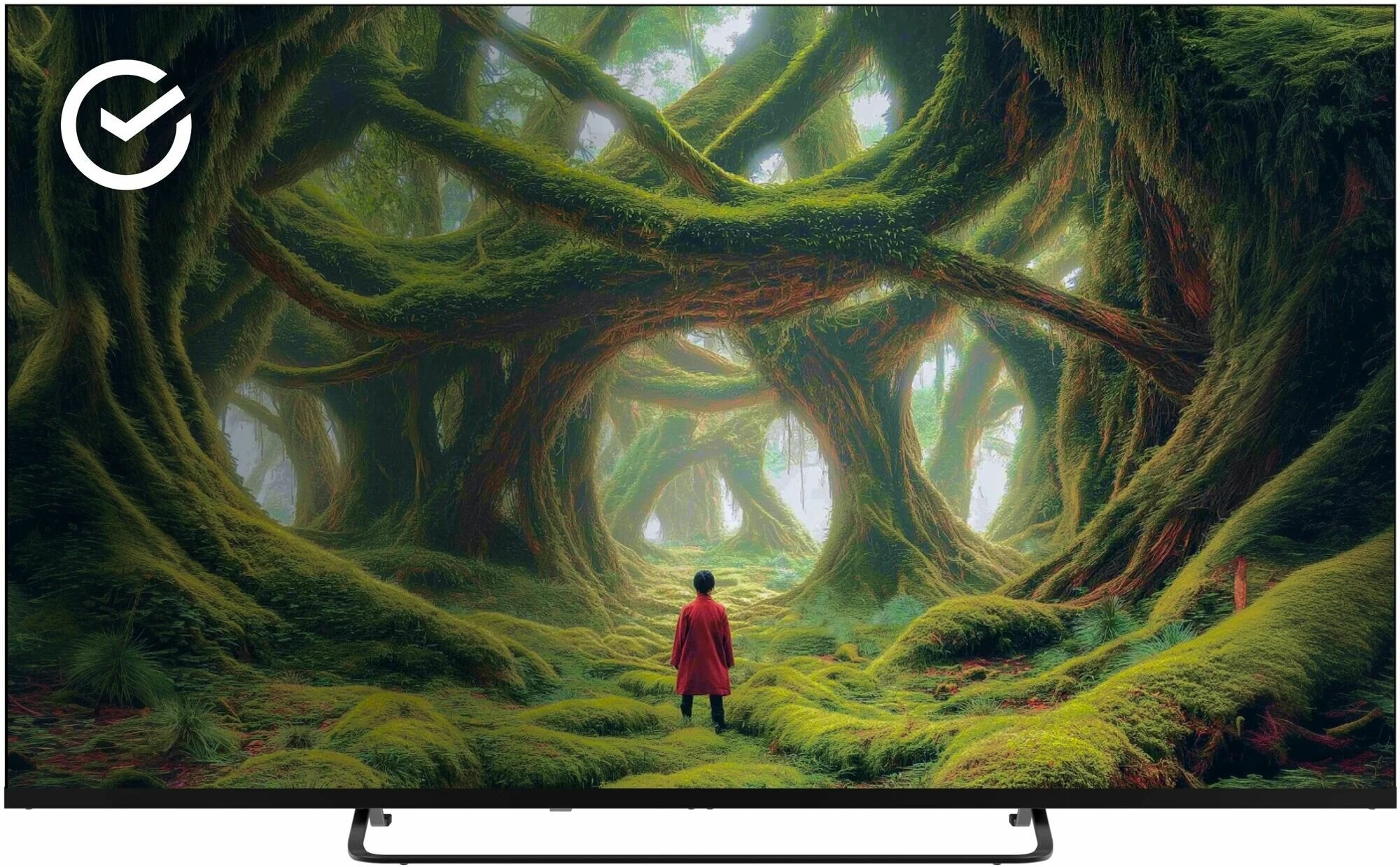 Телевизор LED Sber SDX-50U4127 Салют ТВ 50" черный/4K Ultra HD/Smart TV