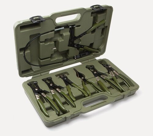 Изображение товара Набор клещей для работы со шлангами, 7 предметов, Дело Техники, 821970