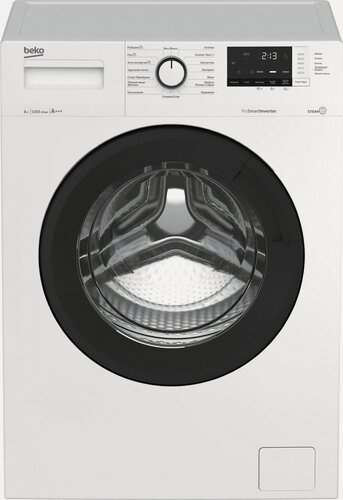 Изображение товара Стиральная машина Beko WSRE8612XAWI, максимальная загрузка 8 кг, скорость отжима 1200 об/мин