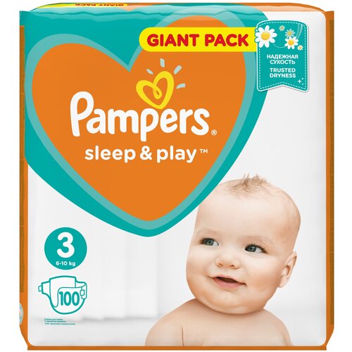 Pampers подгузники Sleep&Play 3 (6-10 кг), 16 шт.