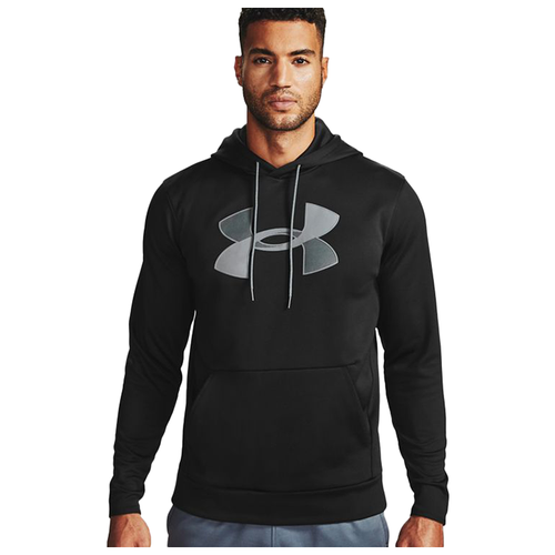 Толстовка спортивная Under Armour, размер S, черный футболка under armour big logo charged cotton ® ss дети 1309307 400 ymd