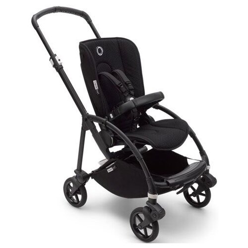 Прогулочная коляска Bugaboo Bee6 base (без капюшона), black/black, цвет шасси: черный