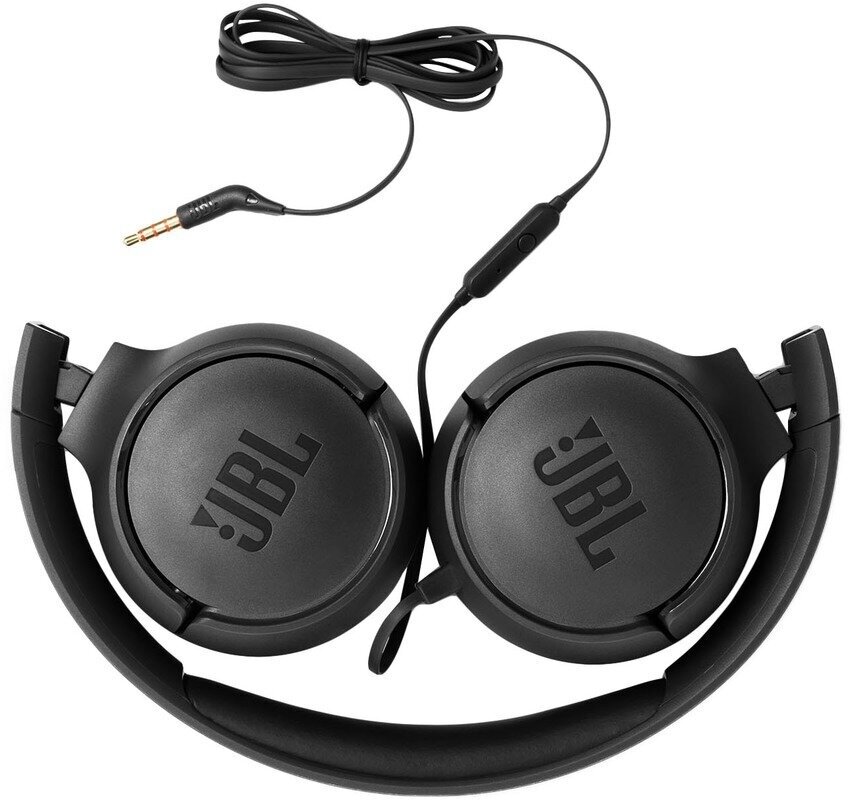 Наушники накладные JBL TUNE 500 Black (JBLT500BLK)