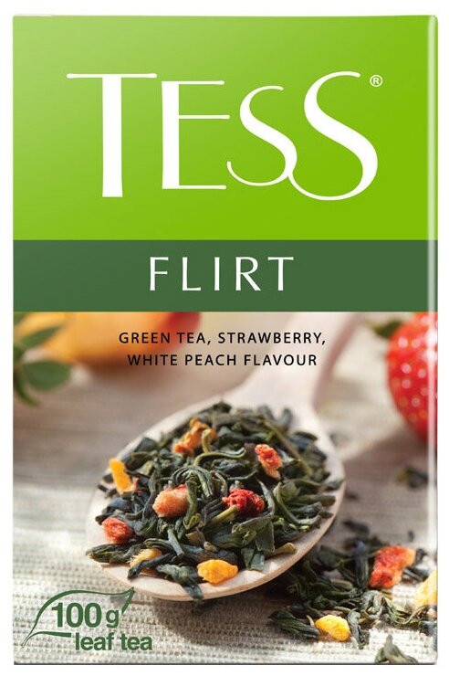 Чай зеленый Tess Flirt листовой, 100 г