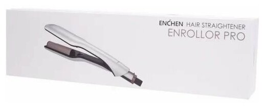 Выпрямитель Enchen Enrollor Hair curling, 69 Вт, керамическое покрытие, до 200 C, белый Enchen 9601 . - фотография № 20